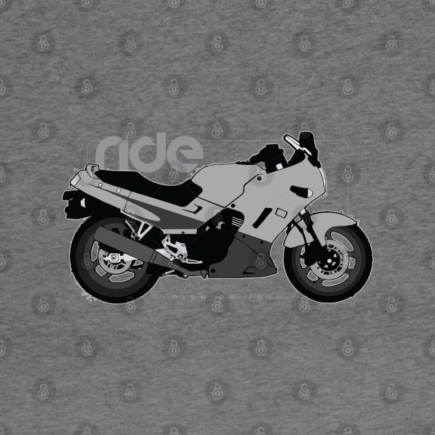 Ride ninja 250 03 bw by NighOnJoy